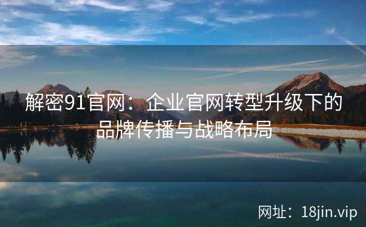 解密91官网：企业官网转型升级下的品牌传播与战略布局